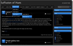 Royal Blue on a Dark Theme
